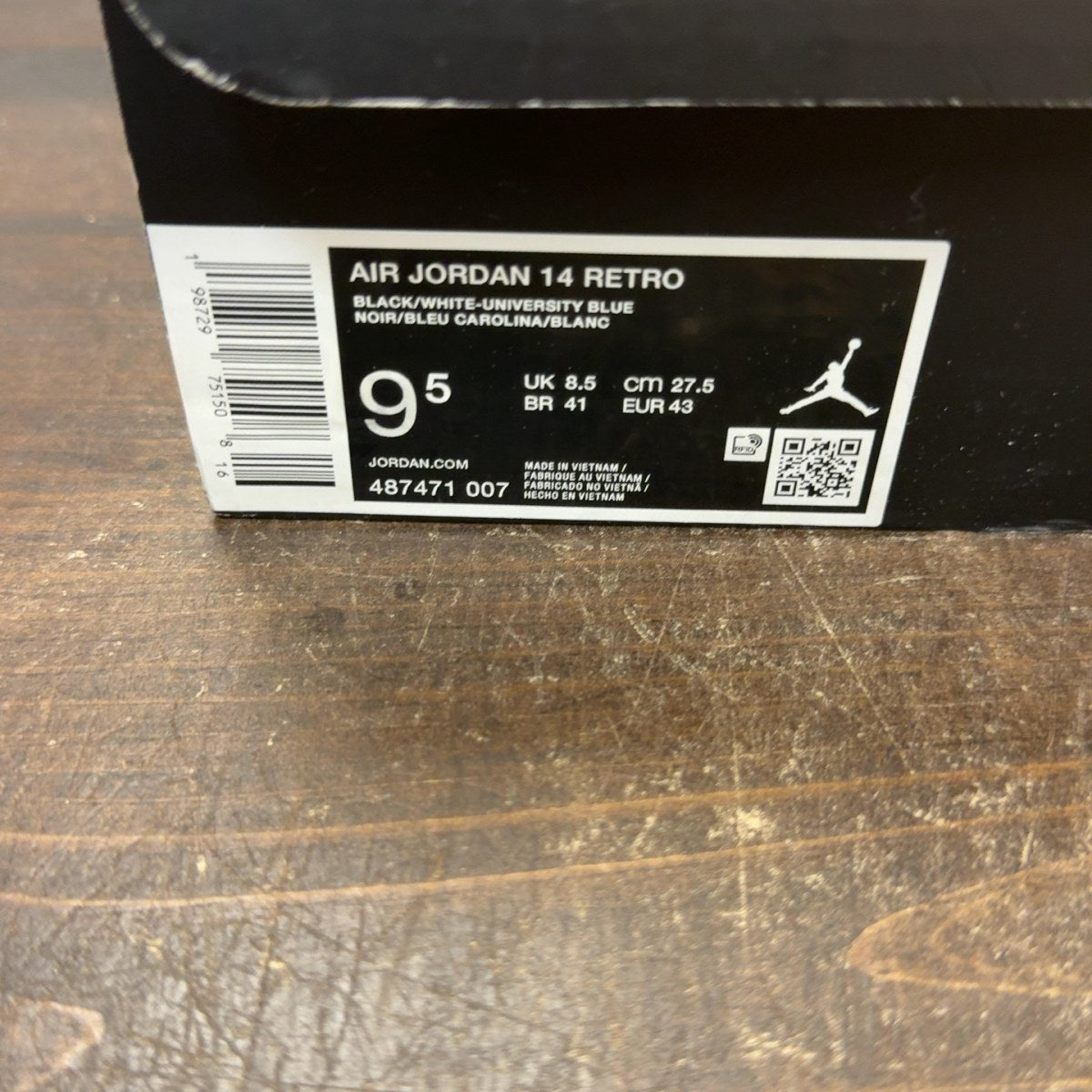 Jordan 14 Retro Black University Blue (2026) - Image 8