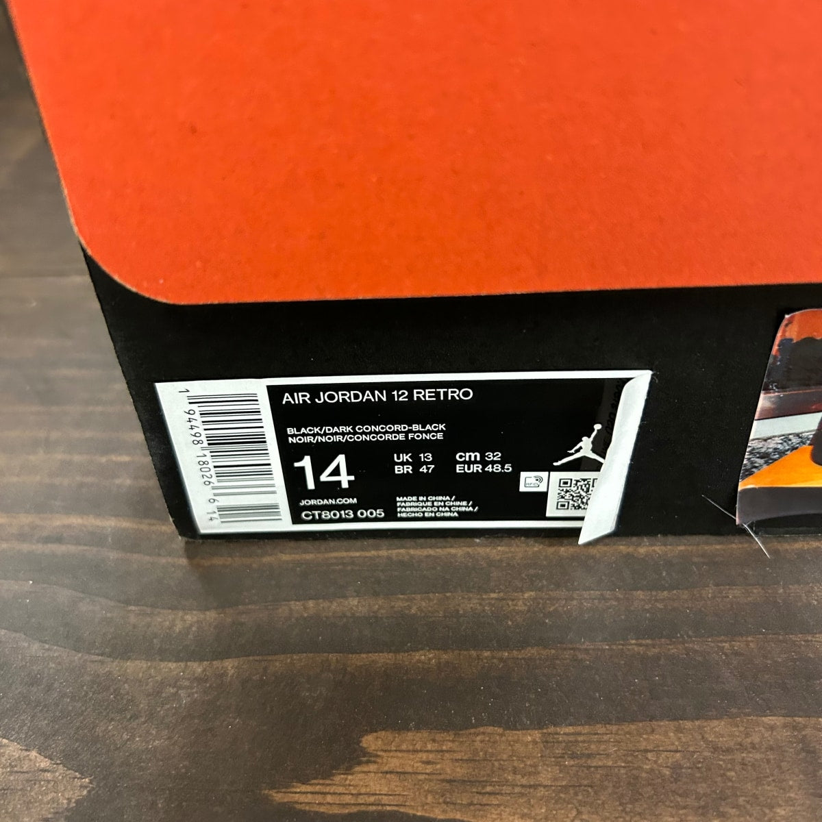 Jordan 12 Retro Black Dark Concord - Image 7