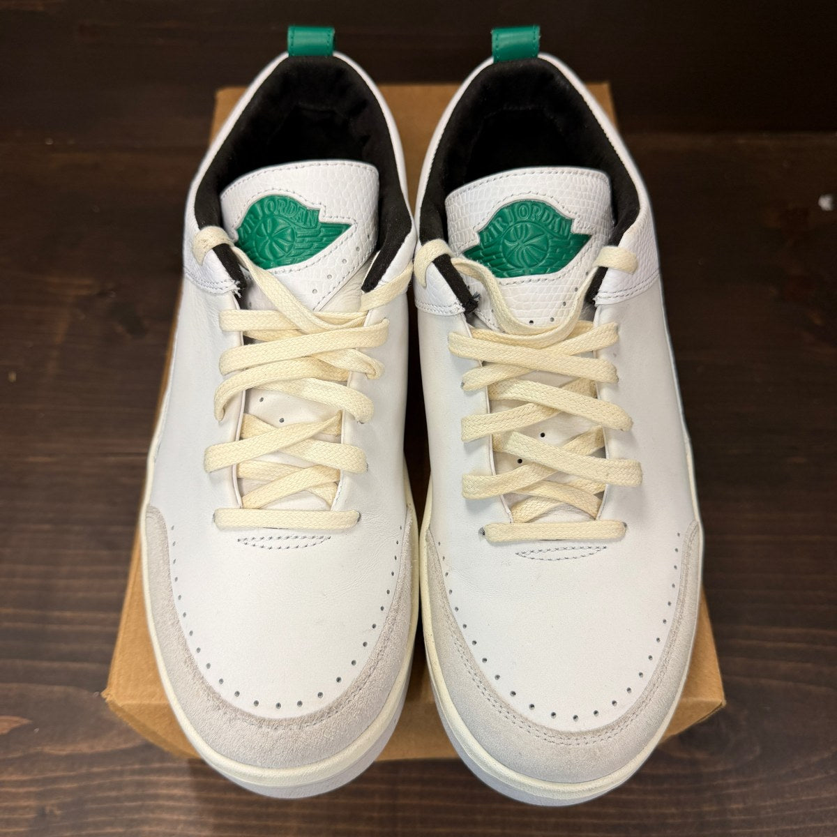 Jordan 2 Retro Low SE Nina Chanel Abney White Malachite (Women's) Size 10W (Pre-Owned) - Image 3