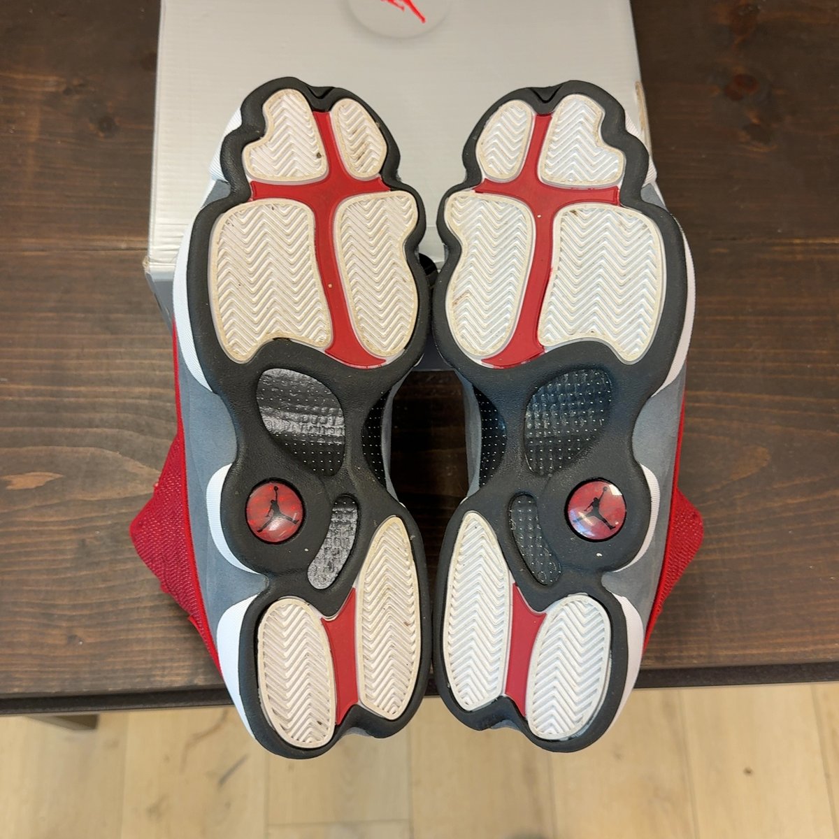 Jordan 13 Retro Gym Red Flint Grey Size 11.5 (Pre-Owned) - aux