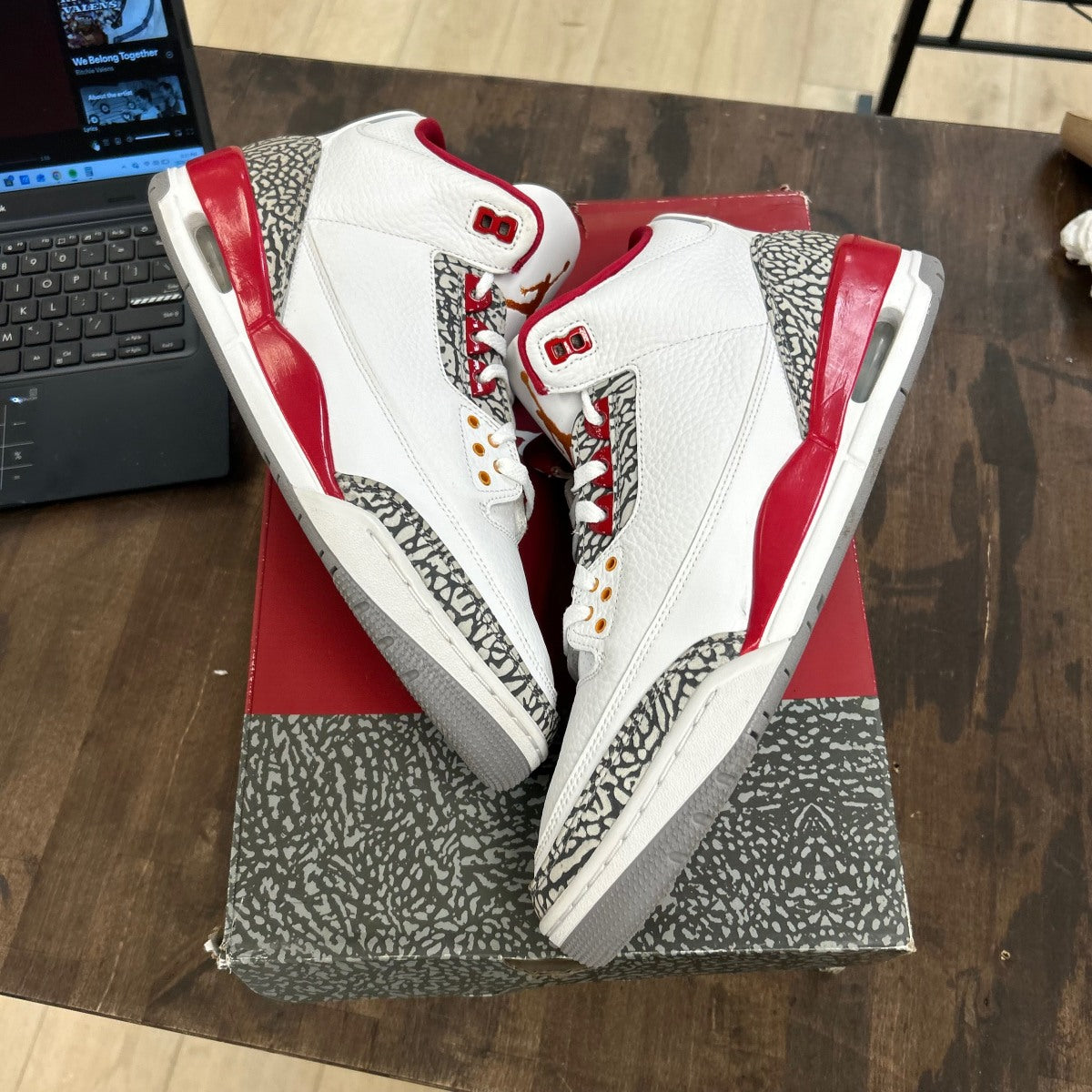 Jordan 3 Retro Cardinal Red - Image 1