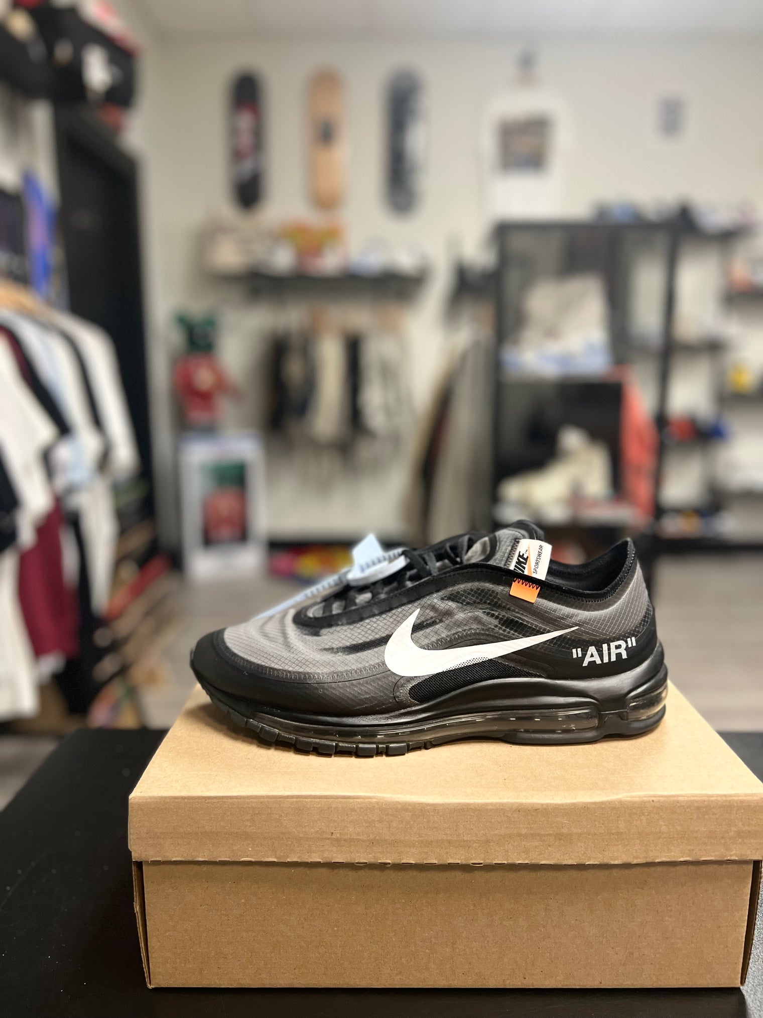 Off-White Air Max 97 Black (USED, no box)
