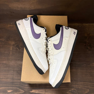 Nike Air Force 1 Low Hoops White Canyon Purple Size 8 (Pre-Owned) - Image 2