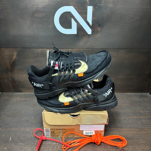 Nike Air Presto Off-White Black (2018) Size 10 (Pre-Owned) - front