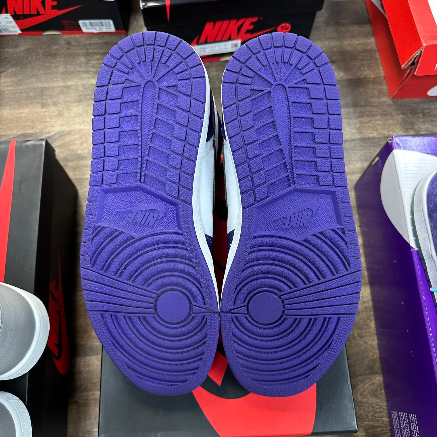 Court Purple White Jordan 1 High (USED)