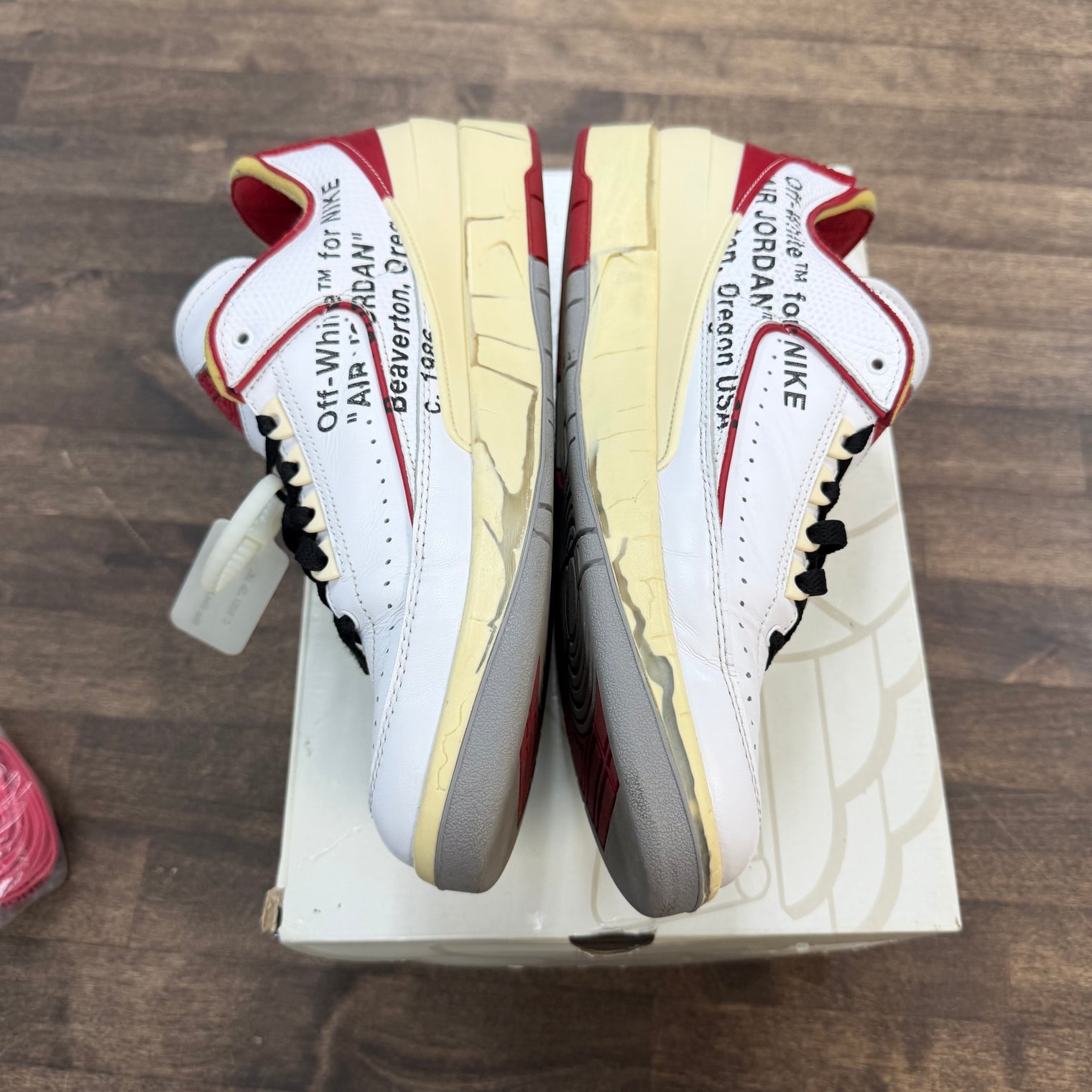 White Red Off-White Jordan 2 Low SP (USED)