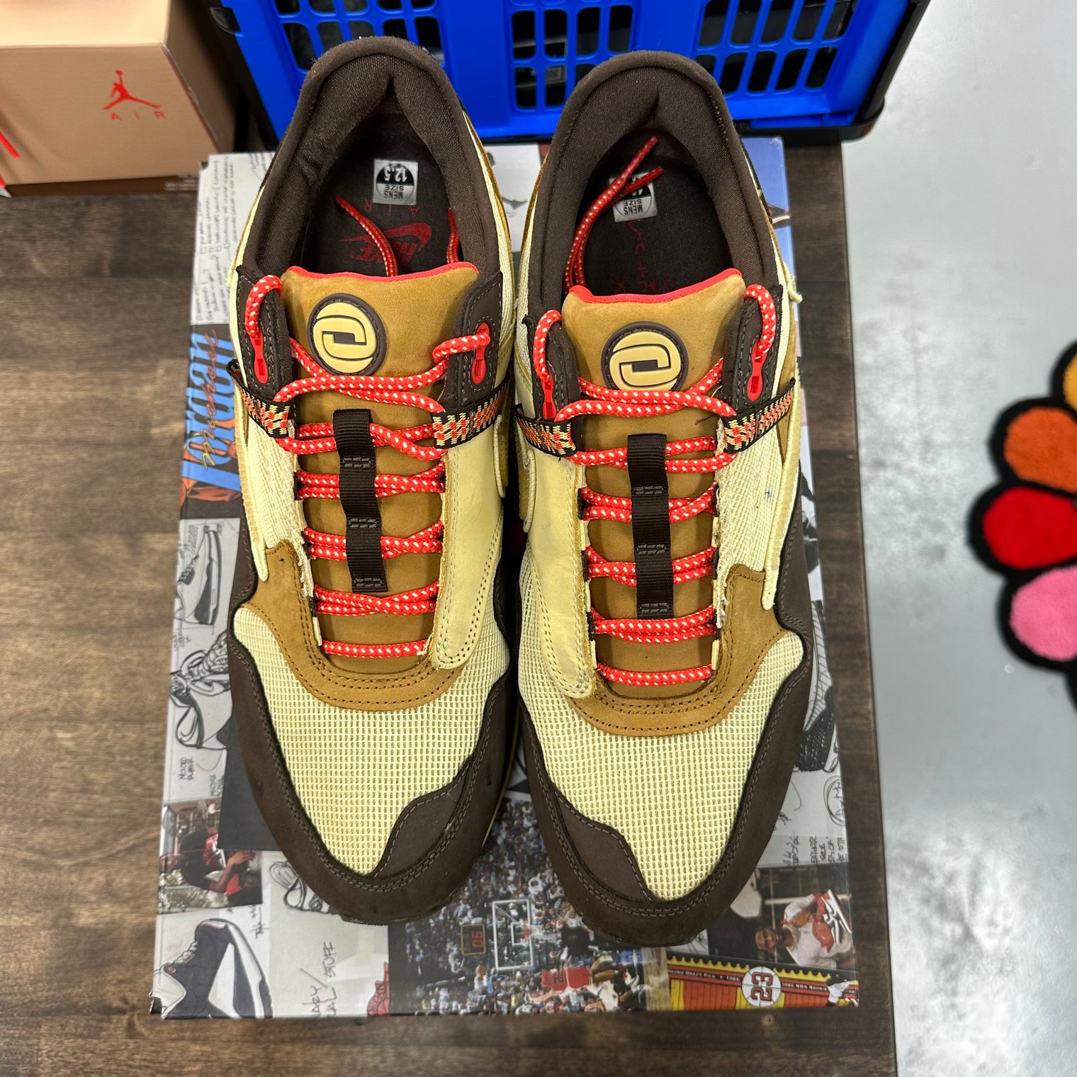 Baroque Brown Travis Scott Air Max 1 (USED, Replacement Box)