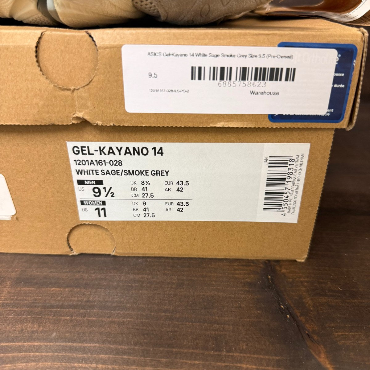ASICS Gel-Kayano 14 White Sage Smoke Grey - Image 7