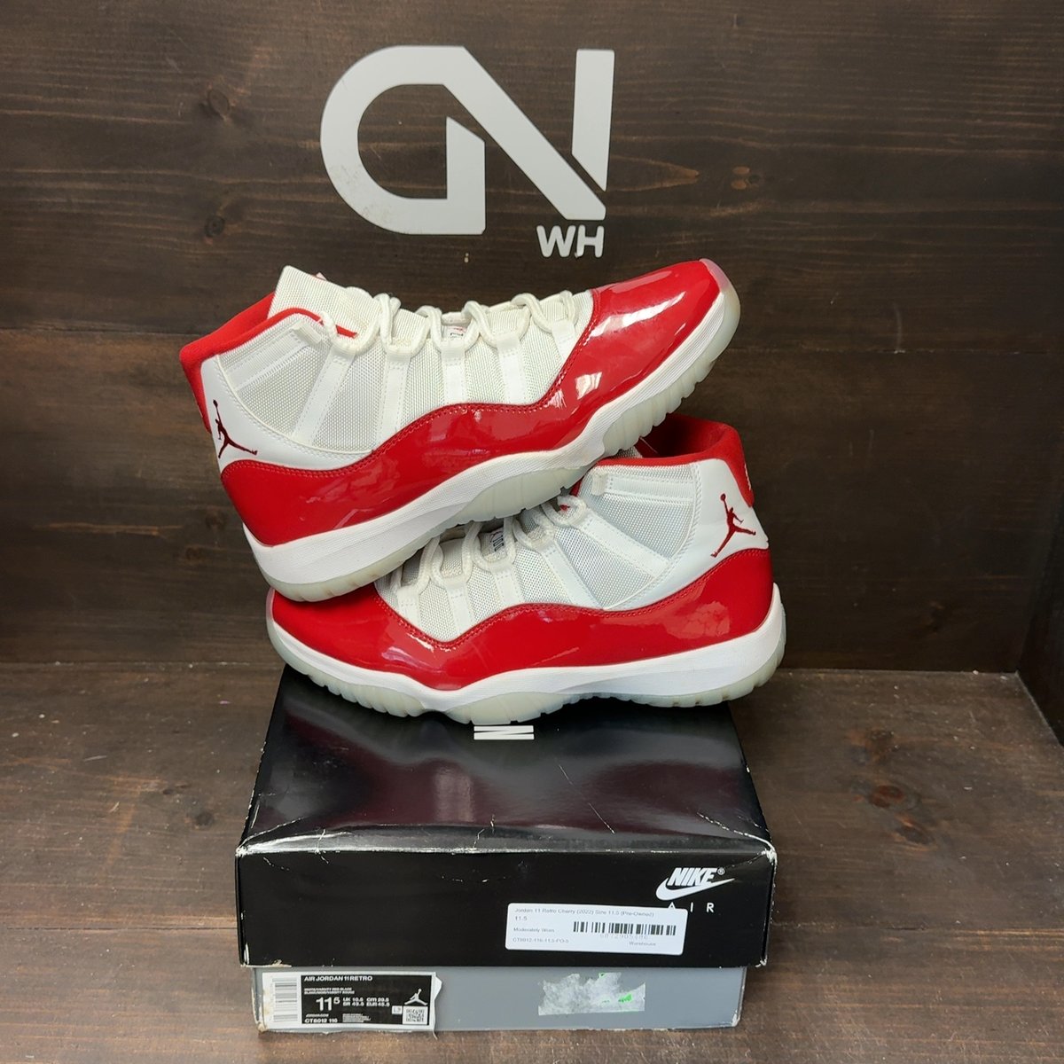 Jordan 11 Retro Cherry (2022) Size 11.5 (Pre-Owned) - front