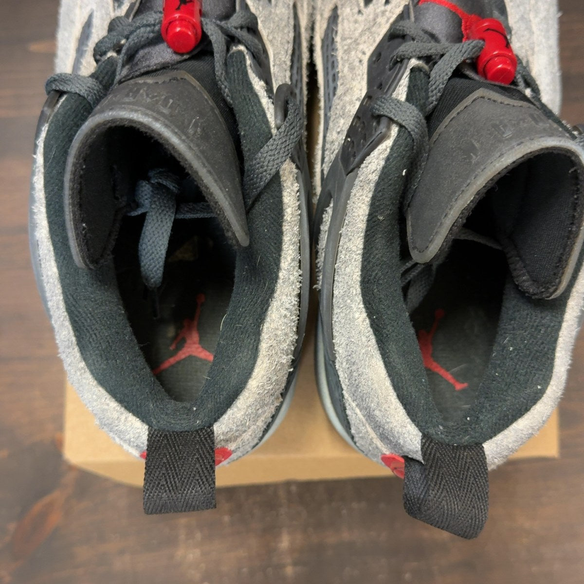 Jordan Spizike Low Anthracite Gym Red Size 11.5 (Pre-Owned) - Image 6