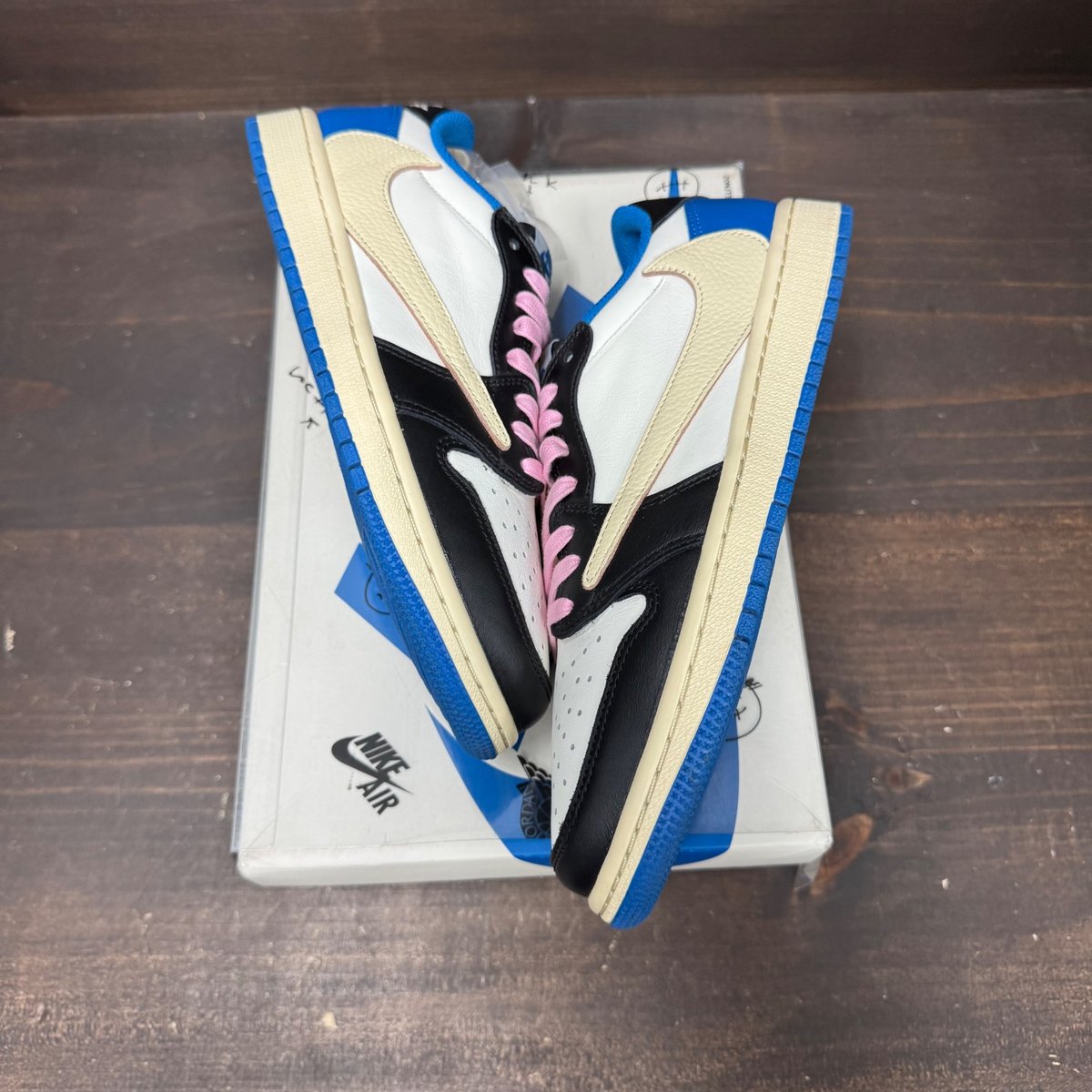 Jordan 1 Retro Low OG SP Fragment x Travis Scott Size 8 (Pre-Owned) - back