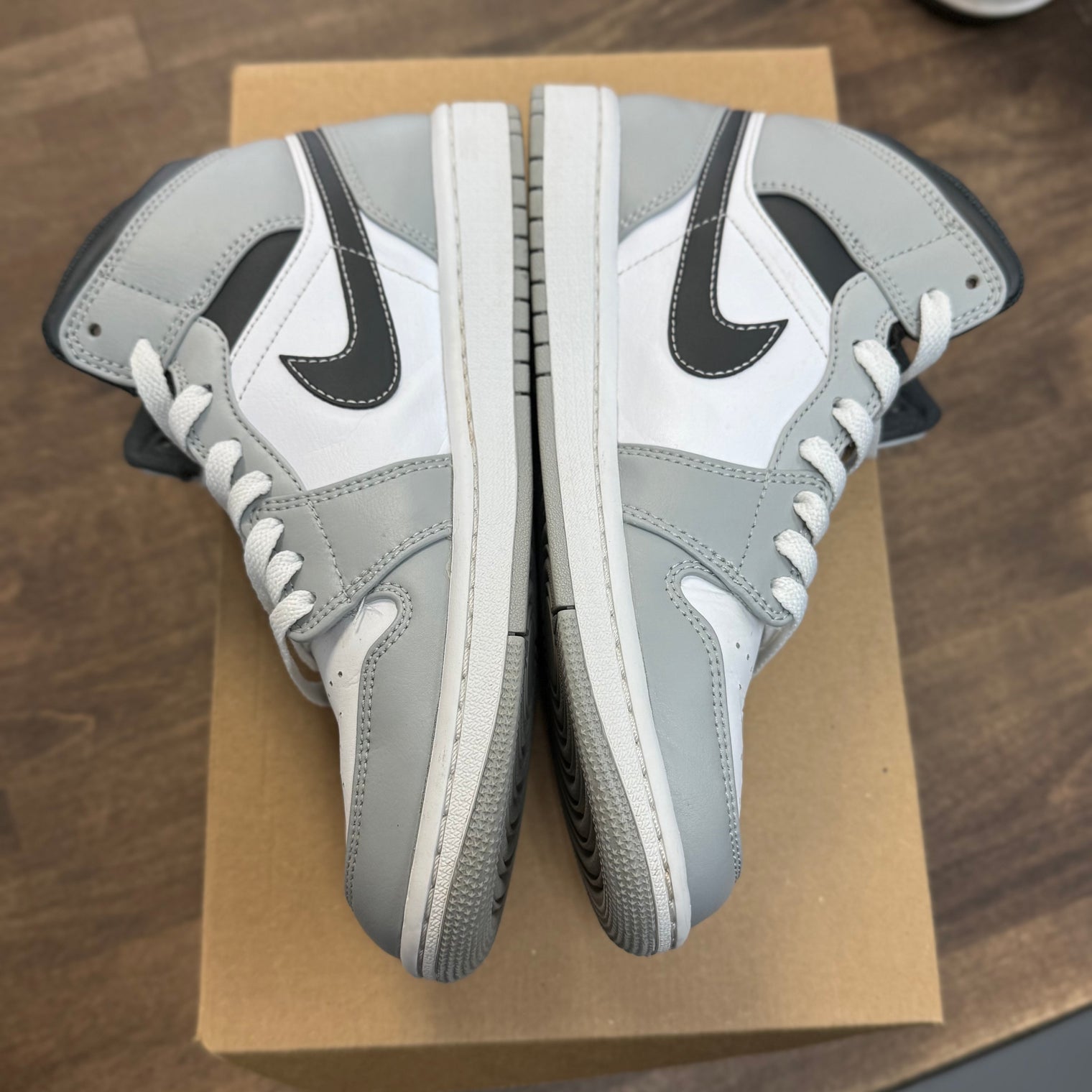 Air Jordan 1 Mid Smoke Grey (Used, No Box)