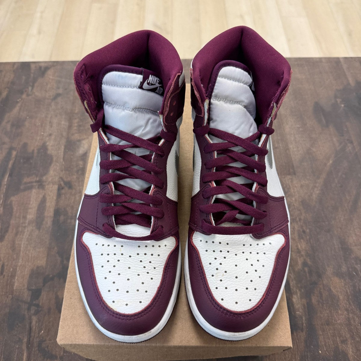 Jordan 1 Retro High OG Bordeaux Size 10.5 (Pre-Owned) - Image 2