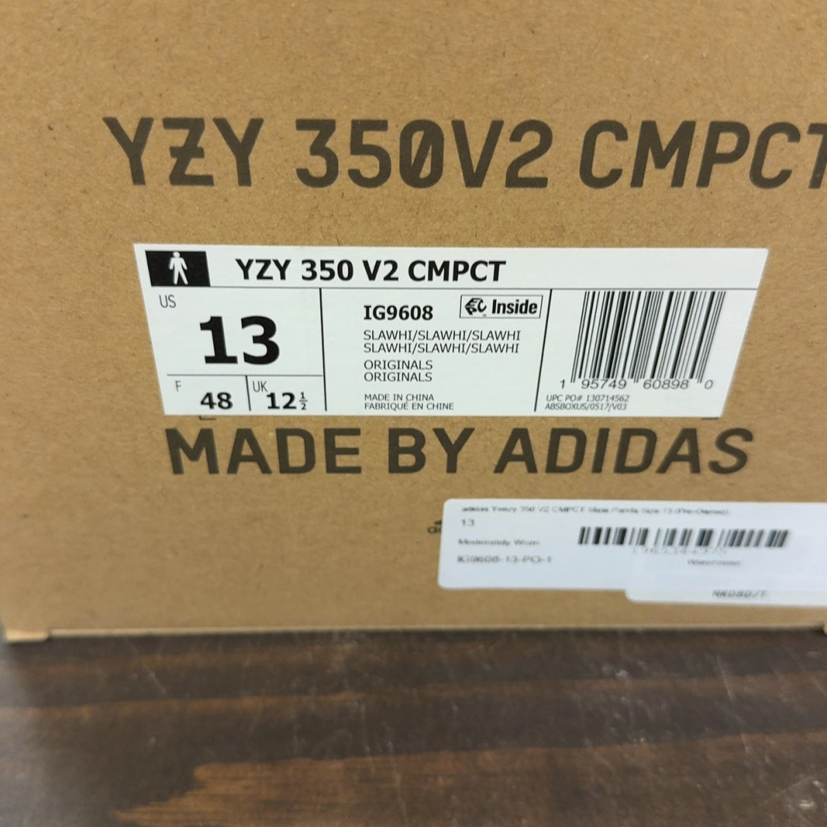 adidas Yeezy 350 V2 CMPCT Slate Panda - Image 7
