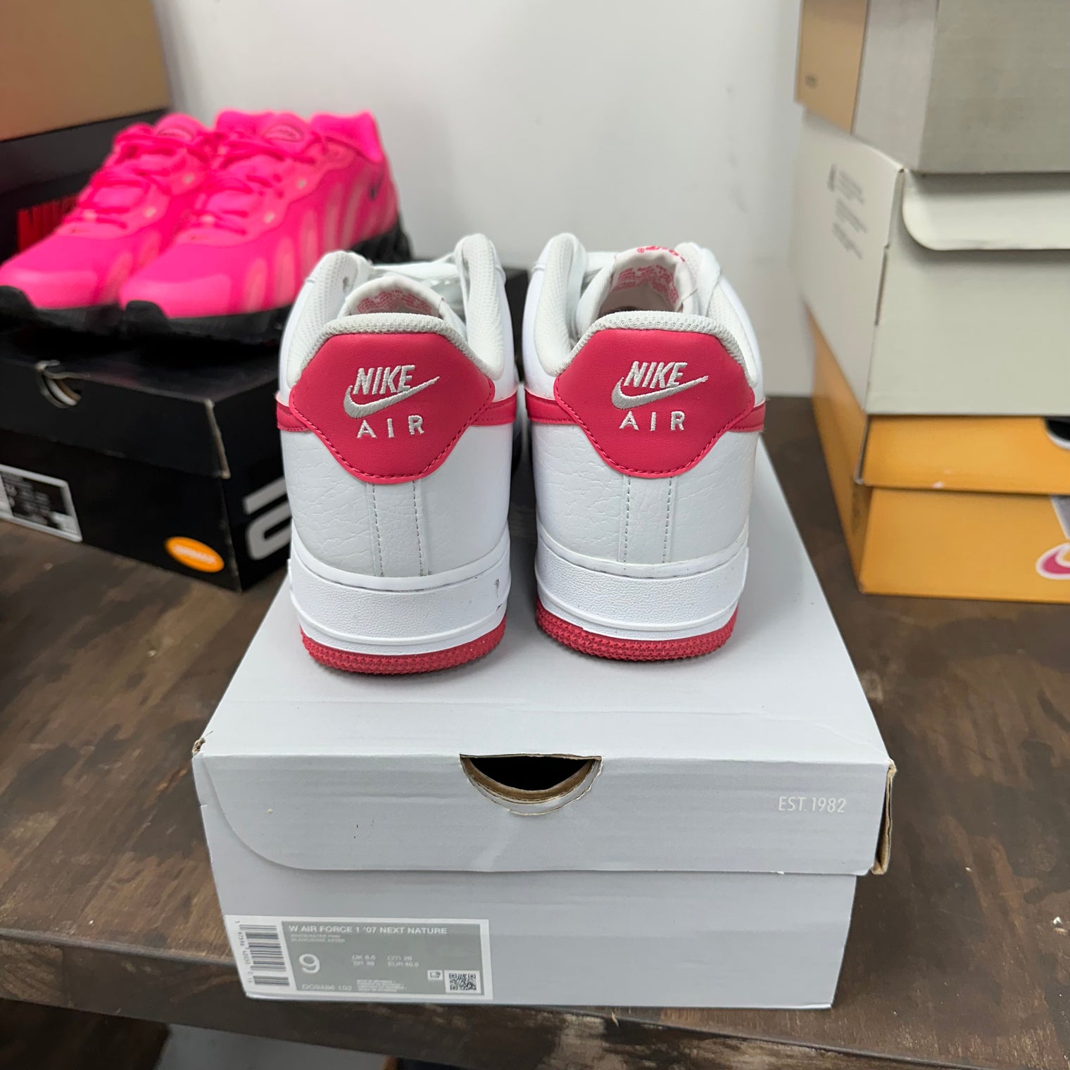 (W) Nike Air Force 1 Low Next Nature Aster Pink (USED)