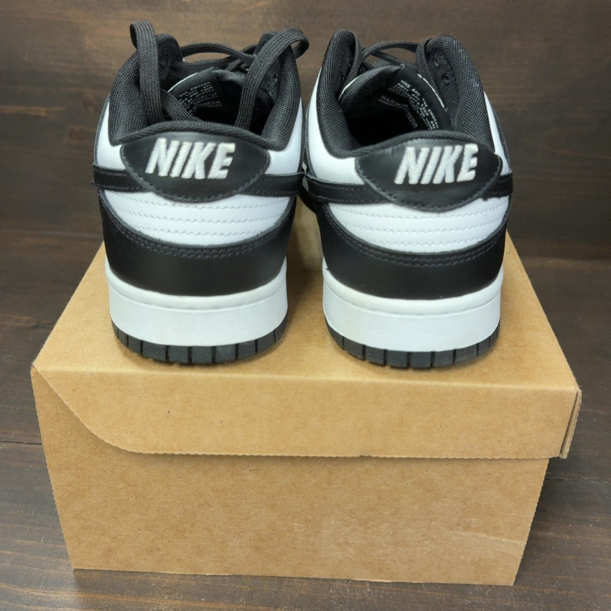Nike Dunk Low Retro White Black Panda Size 10 (Pre-Owned) - Image 5
