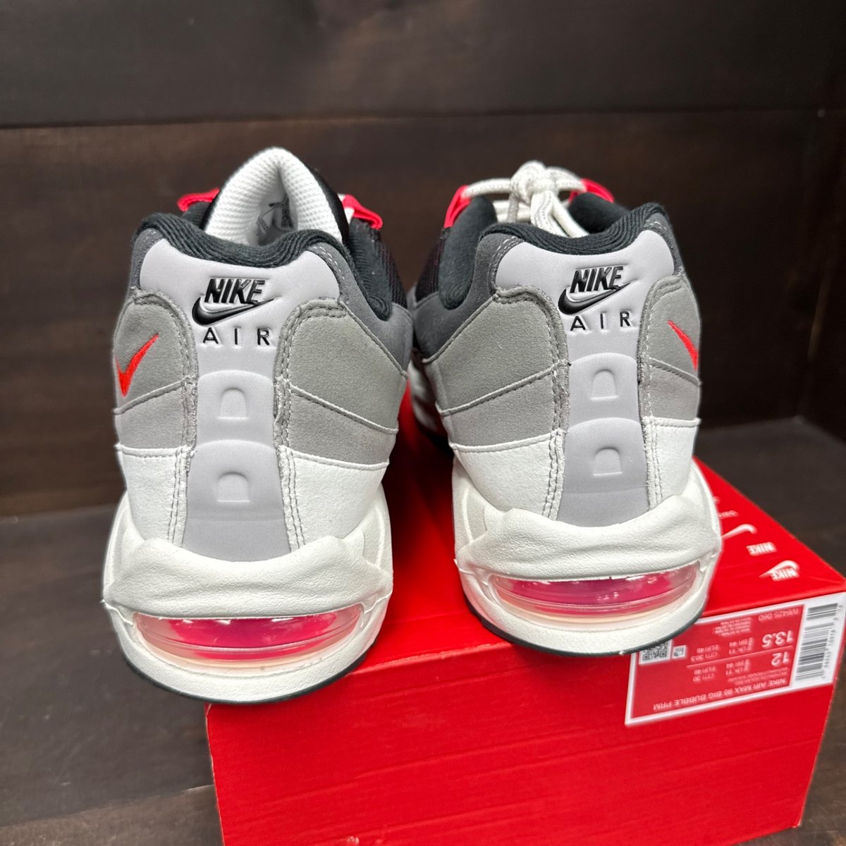 Nike Air Max 95 OG Big Bubble Reverse Solar Red Size 12 - sole