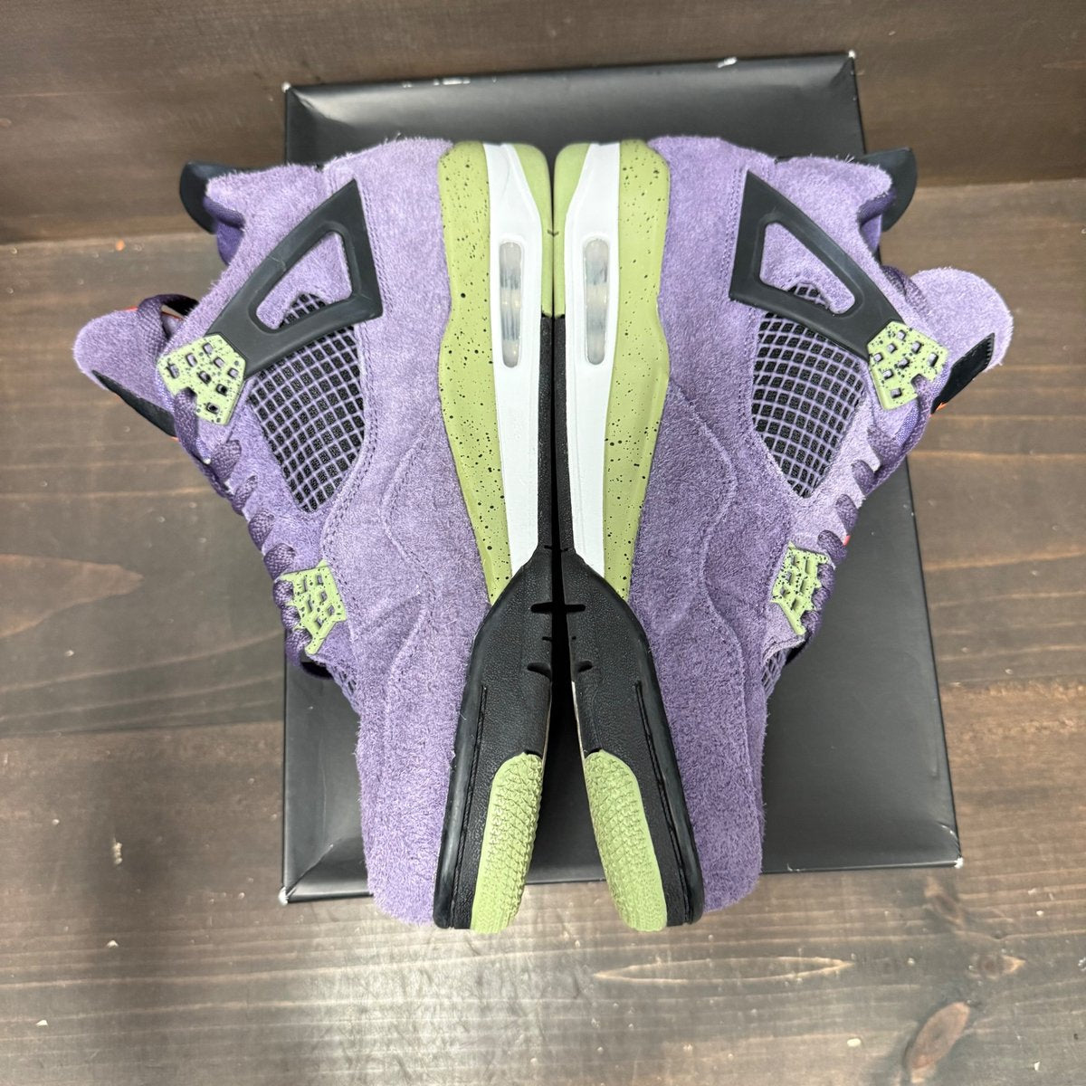 Jordan 4 Retro Canyon Purple (Women's) Size 11.5W (Pre-Owned) - side