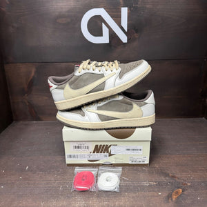Jordan 1 Retro Low OG SP Travis Scott Reverse Mocha Size 9 (Pre-Owned) - front