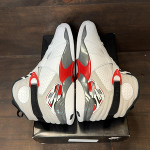 Jordan 8 Retro White True Red (2025) Size 13 (Pre-Owned) - Image 5