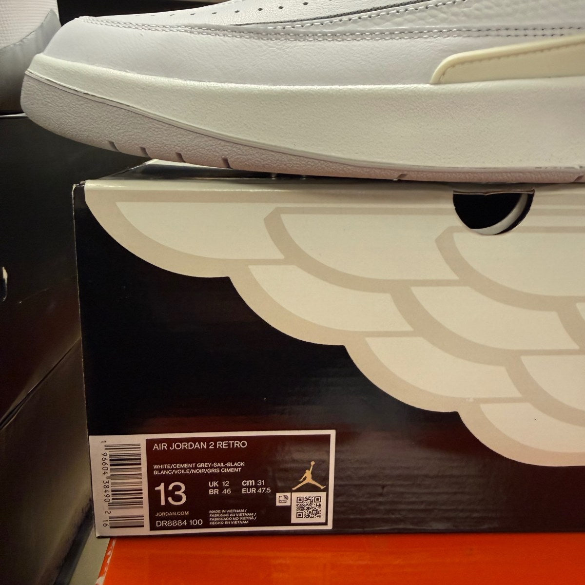 Jordan 2 Retro Cement Grey - Image 6