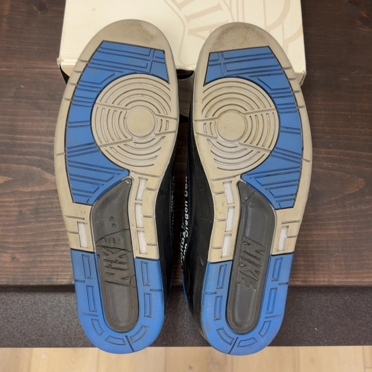 Jordan 2 Retro Low SP Off-White Black Blue Size 12 (Pre-Owned) - Image 8