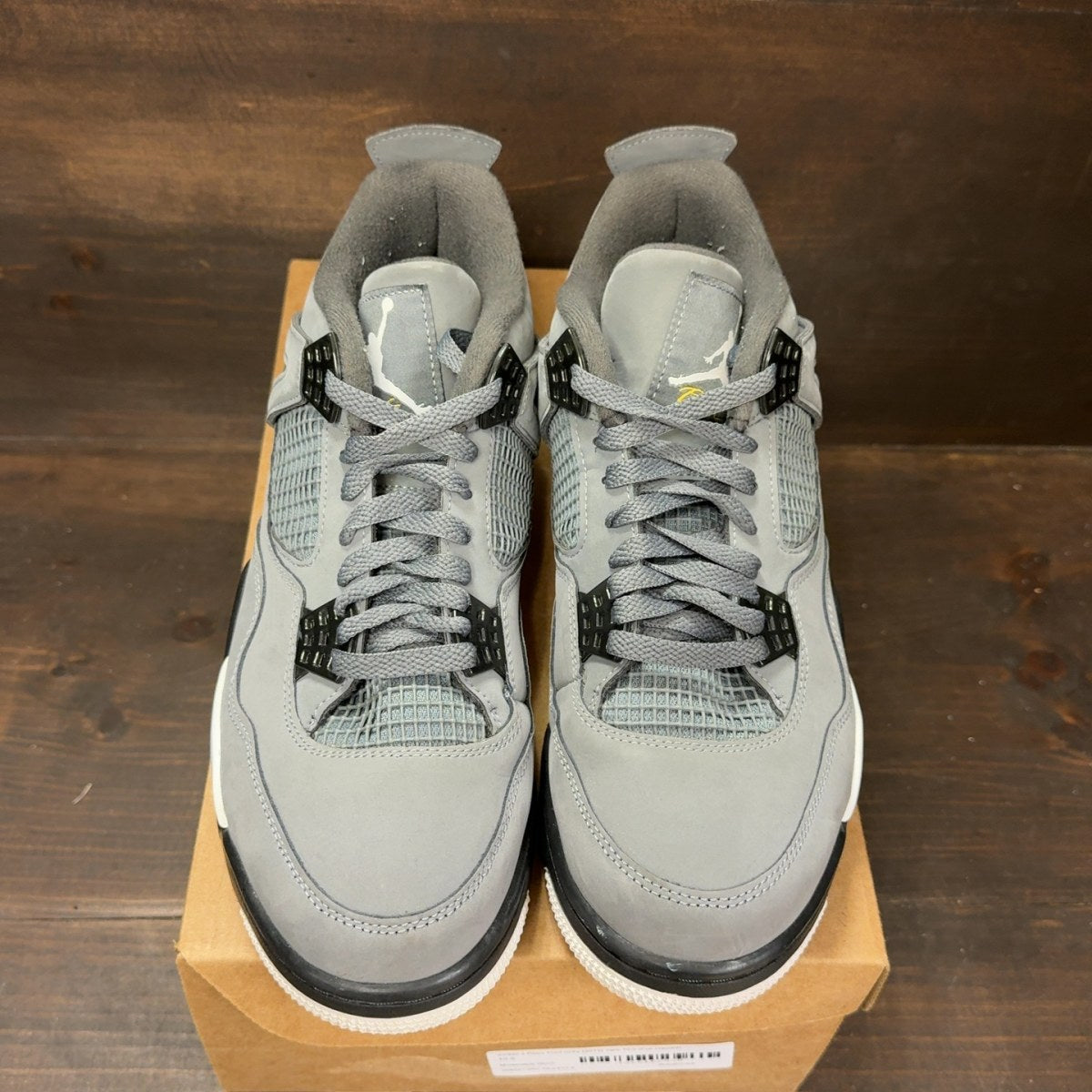 Jordan 4 Retro Cool Grey (2019) Size 10.5 (Pre-Owned) - Image 3