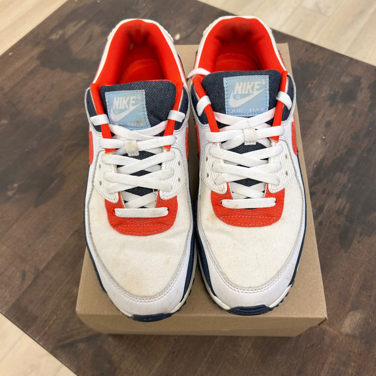 Nike Air Max 90 USA Denim Size 9.5 (Pre-Owned) - Image 2