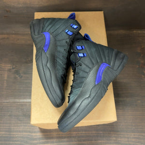 Jordan 12 Retro Black Dark Concord (GS) Size 5.5Y (Pre-Owned) - Image 2