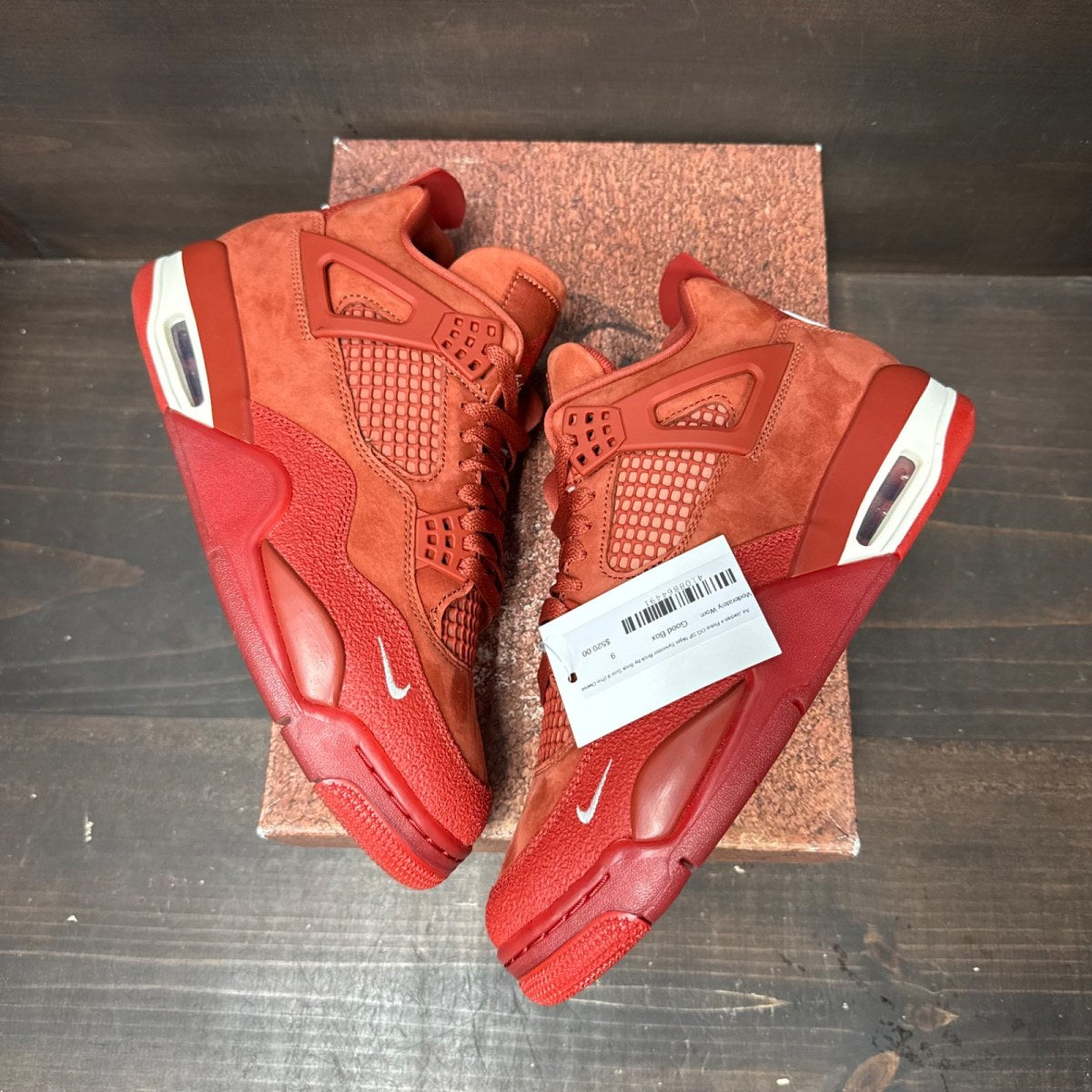 Air Jordan 4 Retro OG SP Nigel Sylvester Brick by Brick Size 9 (Pre-Owned) - tag