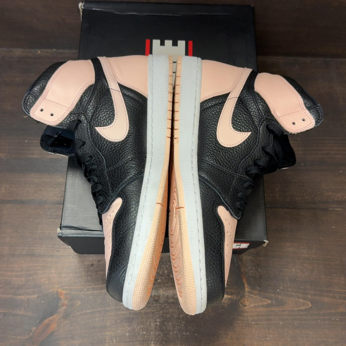 Jordan 1 Retro High Black Crimson Tint Size 13 (Pre-Owned) - aux
