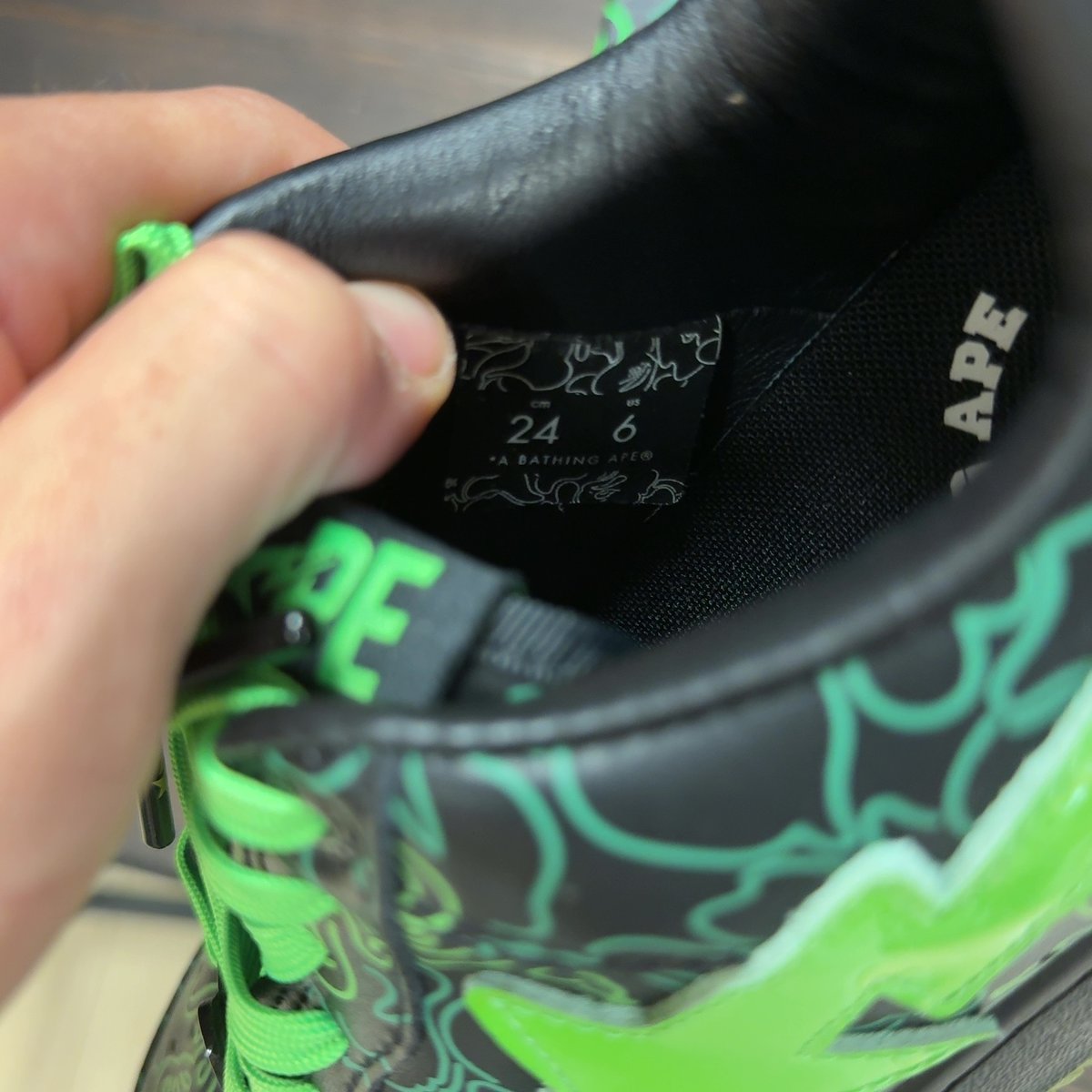 A Bathing Ape Bape Sta Razer Size 6 (Pre-Owned) - aux