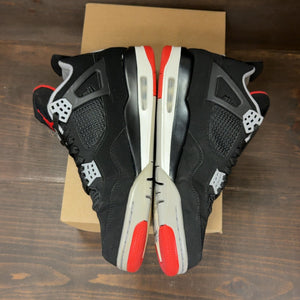 Jordan 4 Retro Bred (2019) Size 11 (Pre-Owned) - Image 4
