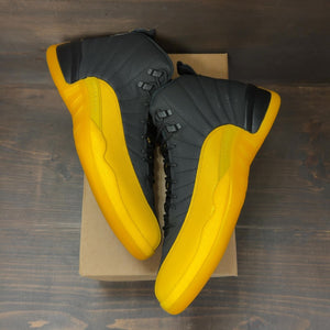 Jordan 12 Retro Black University Gold Size 14 - Image 2