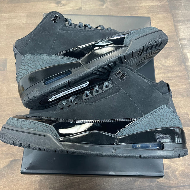 Black Cat Jordan 3 (Lightly Worn)