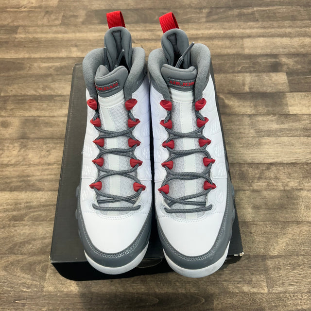 Jordan 9 Retro Fire Red (US 7Y) (USED)