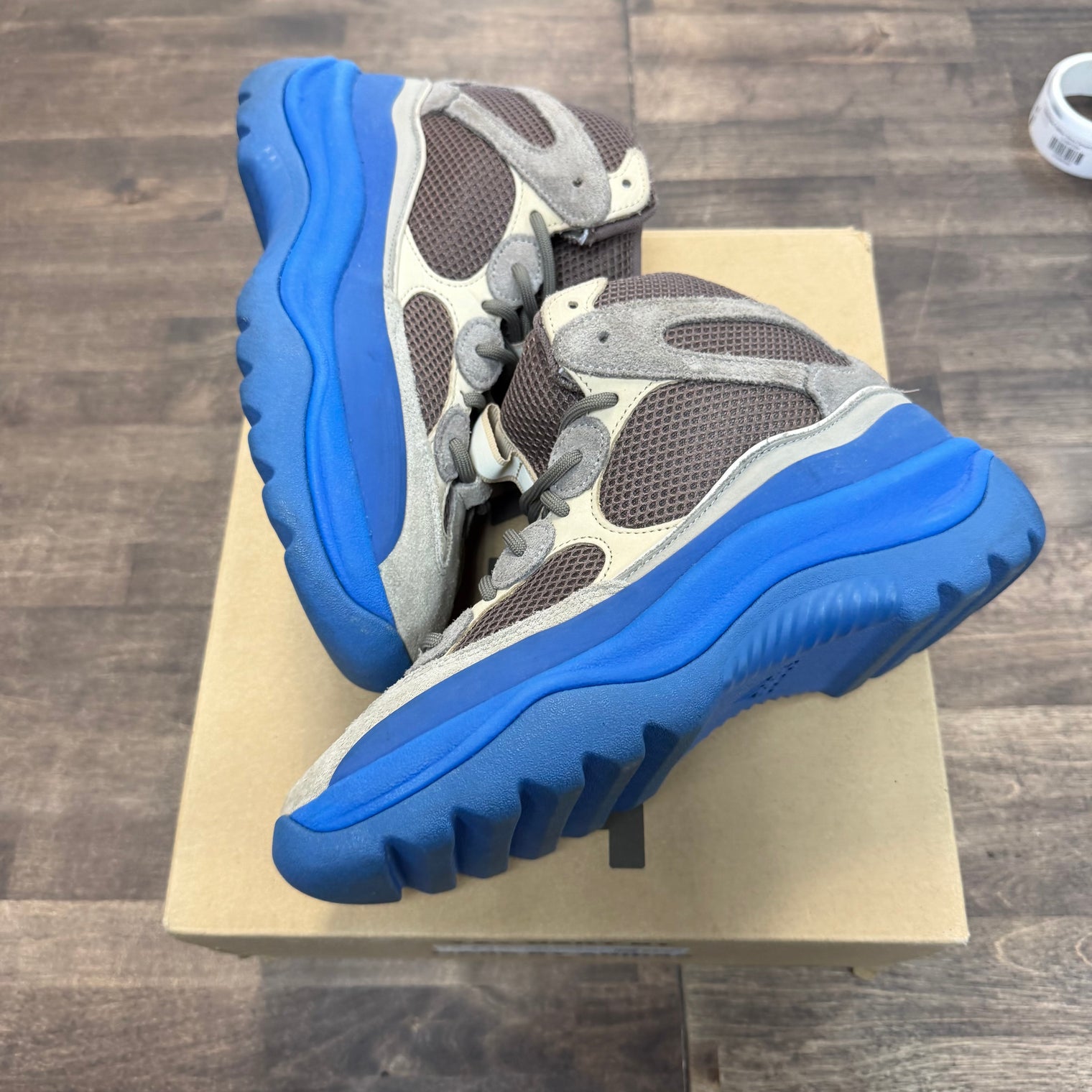 Taupe Blue Adidas Yeezy Desert Boot (USED)