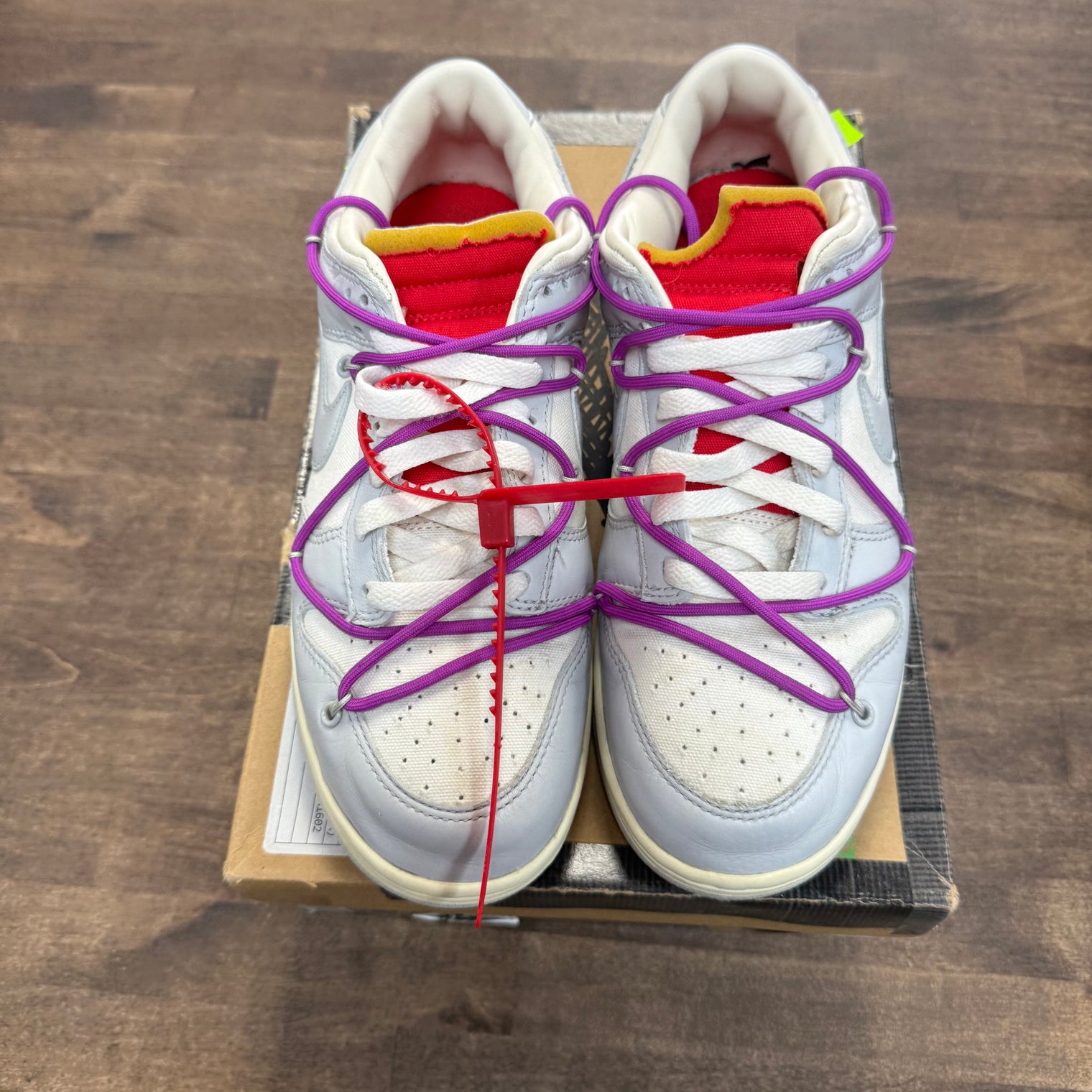 Lot 45 of 50 Off-White Dunk Low (USED)