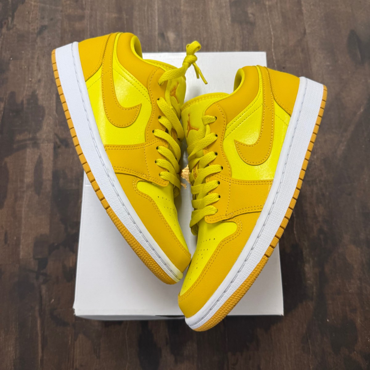 Jordan 1 Low Yellow Strike (Women's) - Image 1