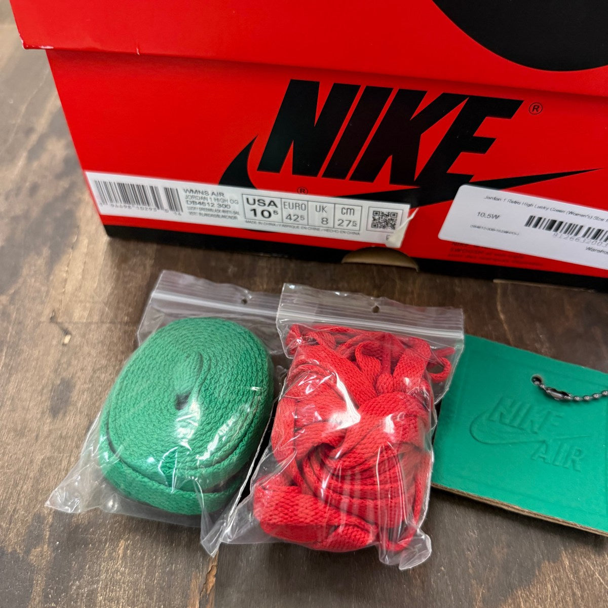 Jordan 1 Retro High Lucky Green (Women's) - Image 6