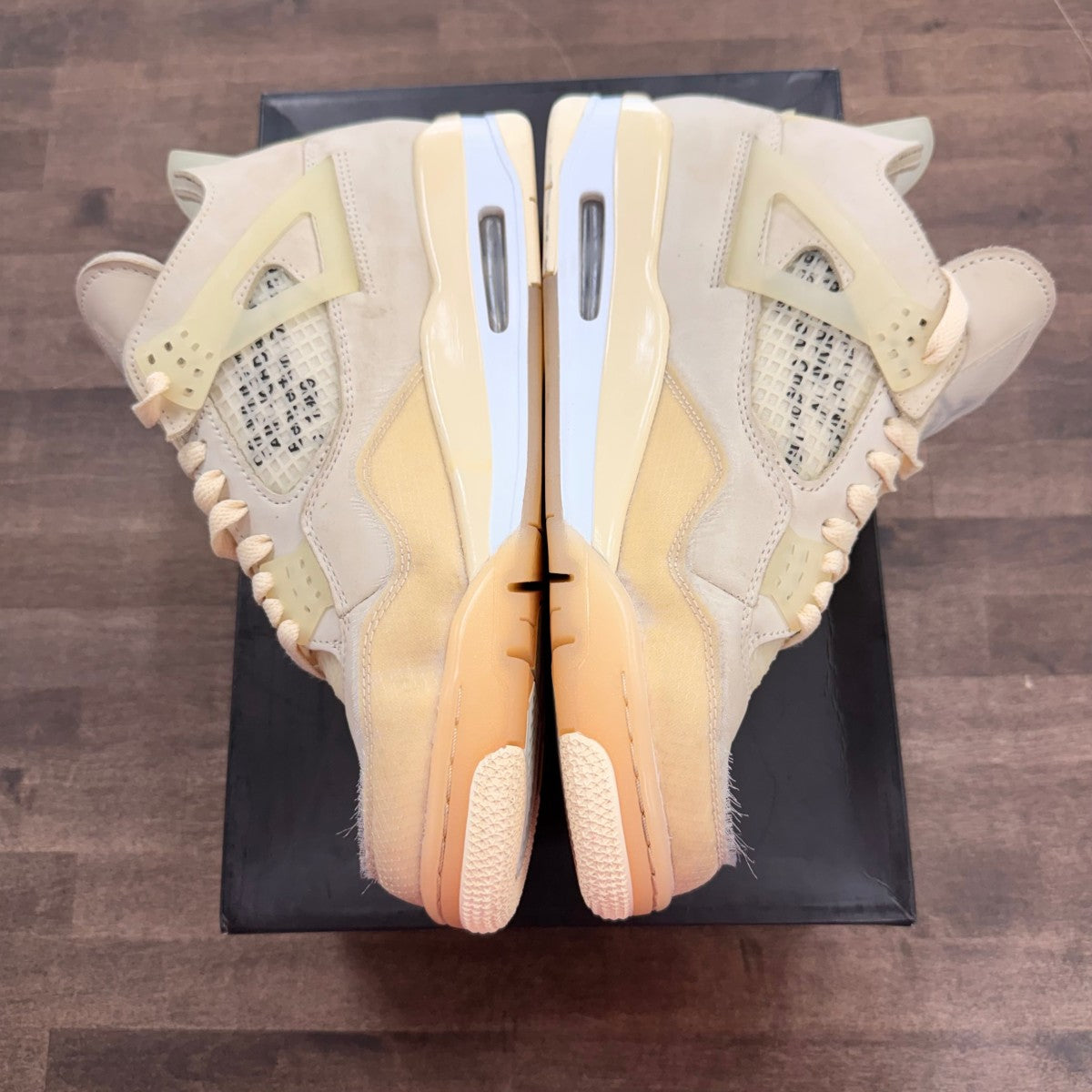 Jordan 4 Retro Off-White Sail (Women's) - Image 3