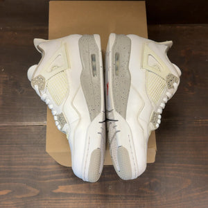 Jordan 4 Retro White Oreo (2021) Size 9.5 (Pre-Owned) - aux