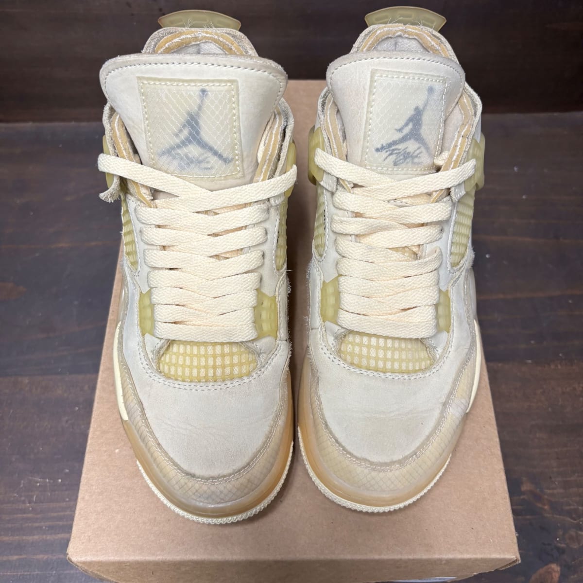 Jordan 4 Retro Off-White Sail (Women's) Size 7W (Pre-Owned) - side