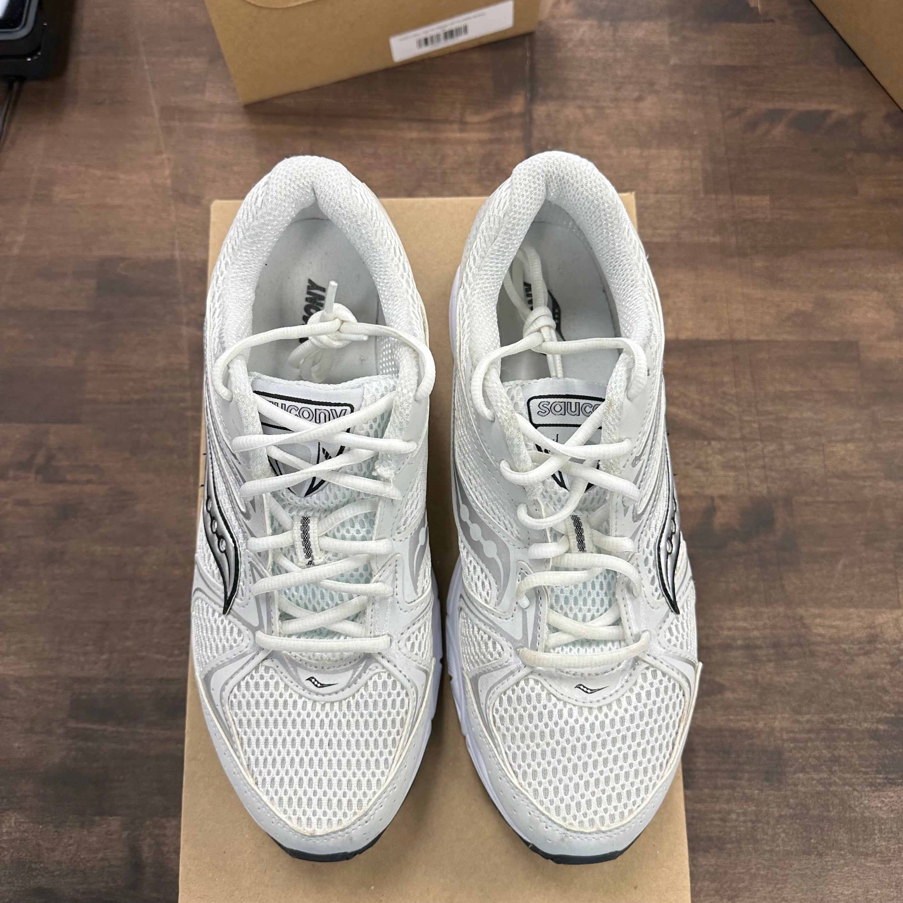 Saucony Grid Ride Millennium White Silver (US 11) (USED, No Box) Size 11 (Pre-Owned) - Image 2
