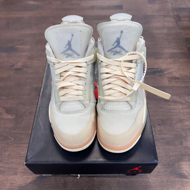 (W) Off White Sail Jordan 4 (USED)