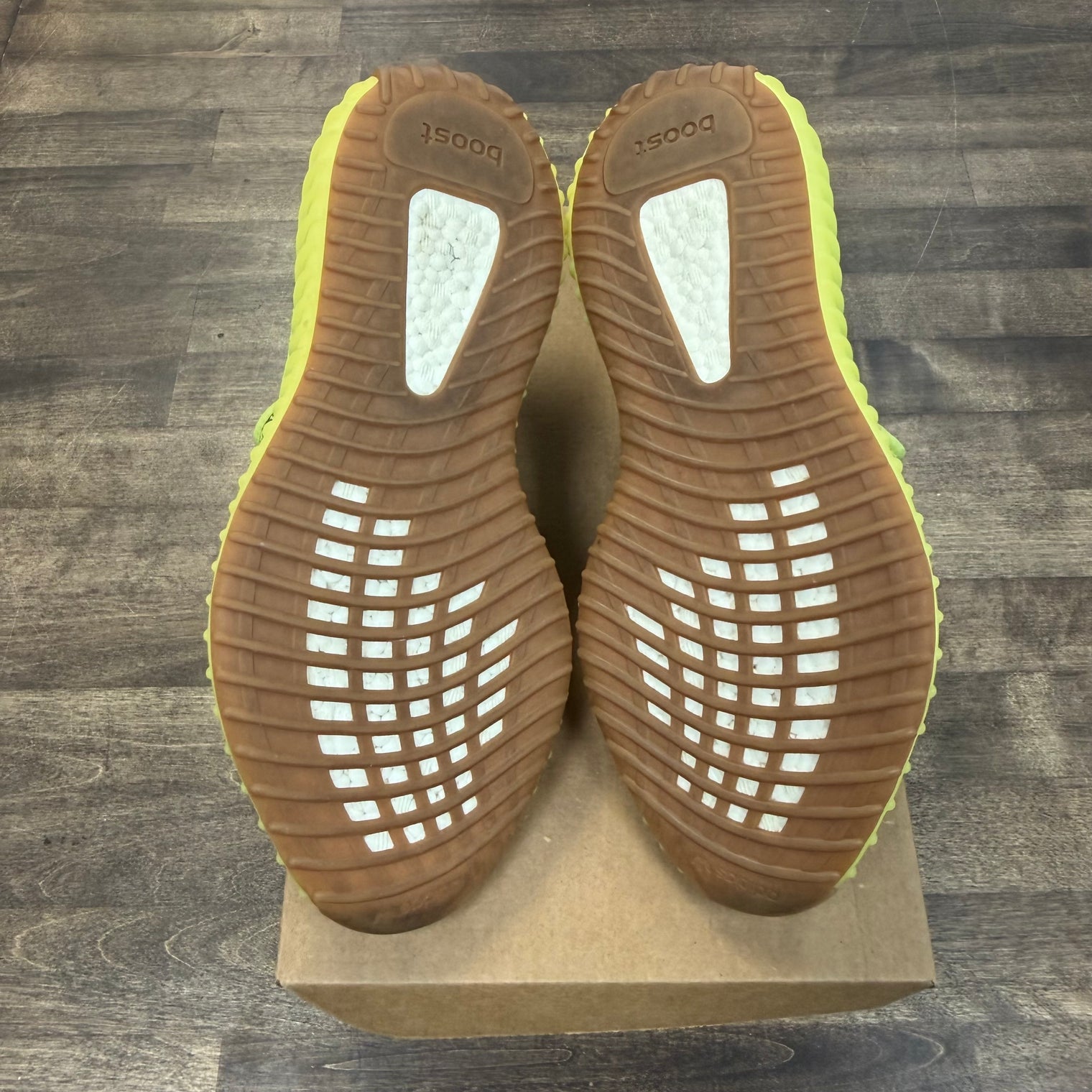 Semi Frozen Yellow adidas Yeezy Boost 350 V2 (USED, No Box)