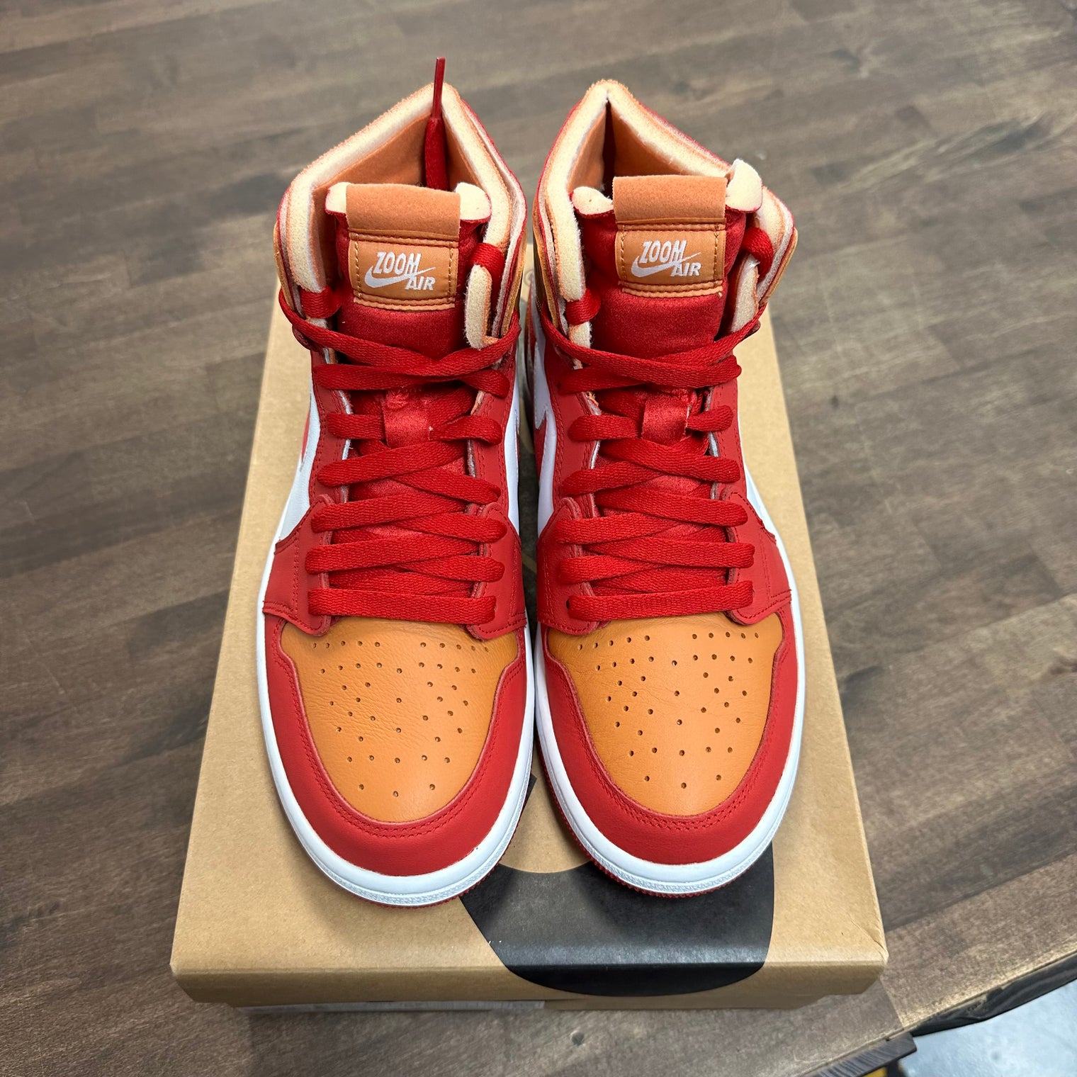 Fire Red Hot Curry Jordan 1 High Zoom CMFT (W) (USED)