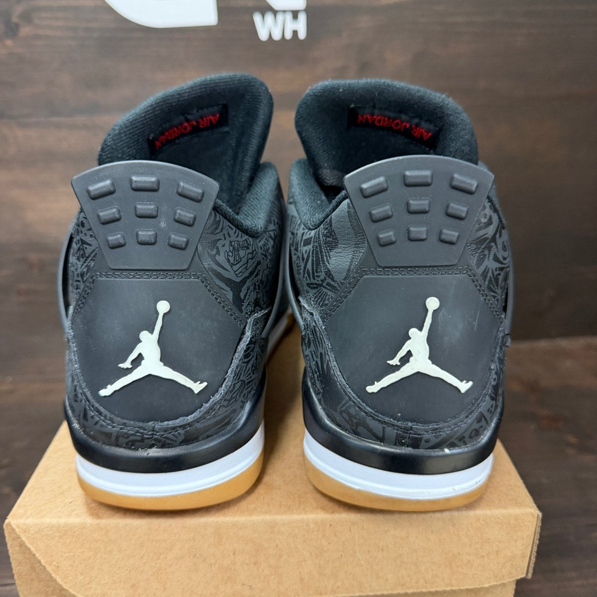 Jordan 4 Retro Black Laser Size 11 (Pre-Owned) - Image 4