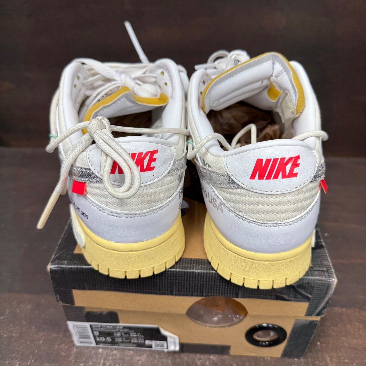 Nike Dunk Low Off-White Lot 1 Size 9 (Pre-Owned) - sole
