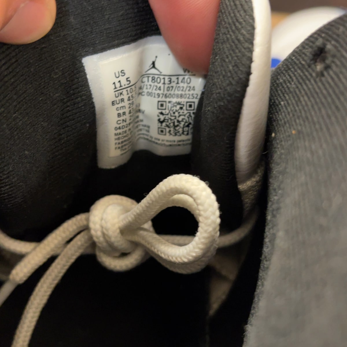 Jordan 12 Retro Blueberry Size 11.5 (Pre-Owned) - Image 7
